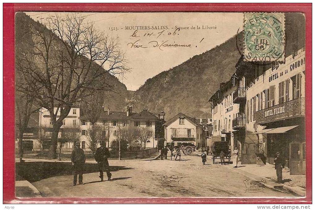 73 - MOUTIERS SALINS -SQUARE DE LA LIBERTE - Moutiers