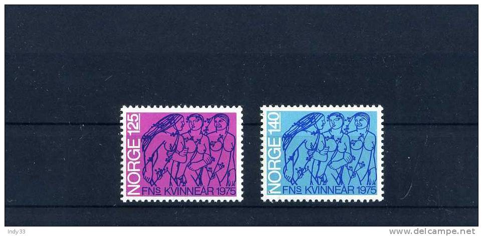 - NORVEGE TIMBRES DE 1975 . NEUFS SANS CHARNIERE - Unused Stamps