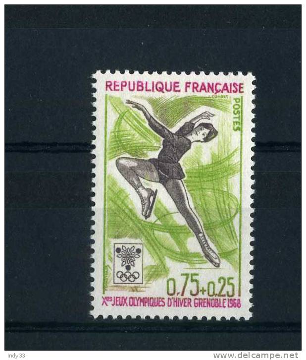 - FRANCE . TIMBRE SUR LE PATINAGE ARTISTIQUE .  NEUF SANS CHARNIERE - Pattinaggio Artistico