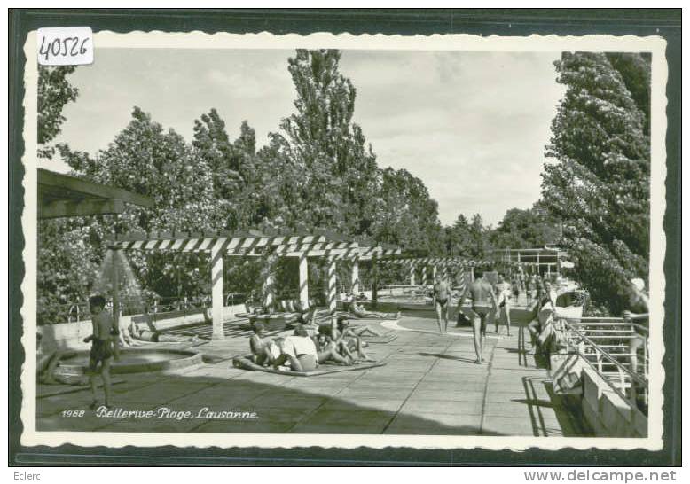 LAUSANNE - BELLERIVE PLAGE - LE SOLARIUM  - TB - Bellerive