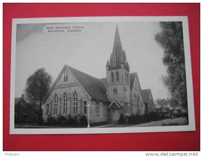Enterprise Al    First Methodist Church Vintage Border - Sonstige & Ohne Zuordnung