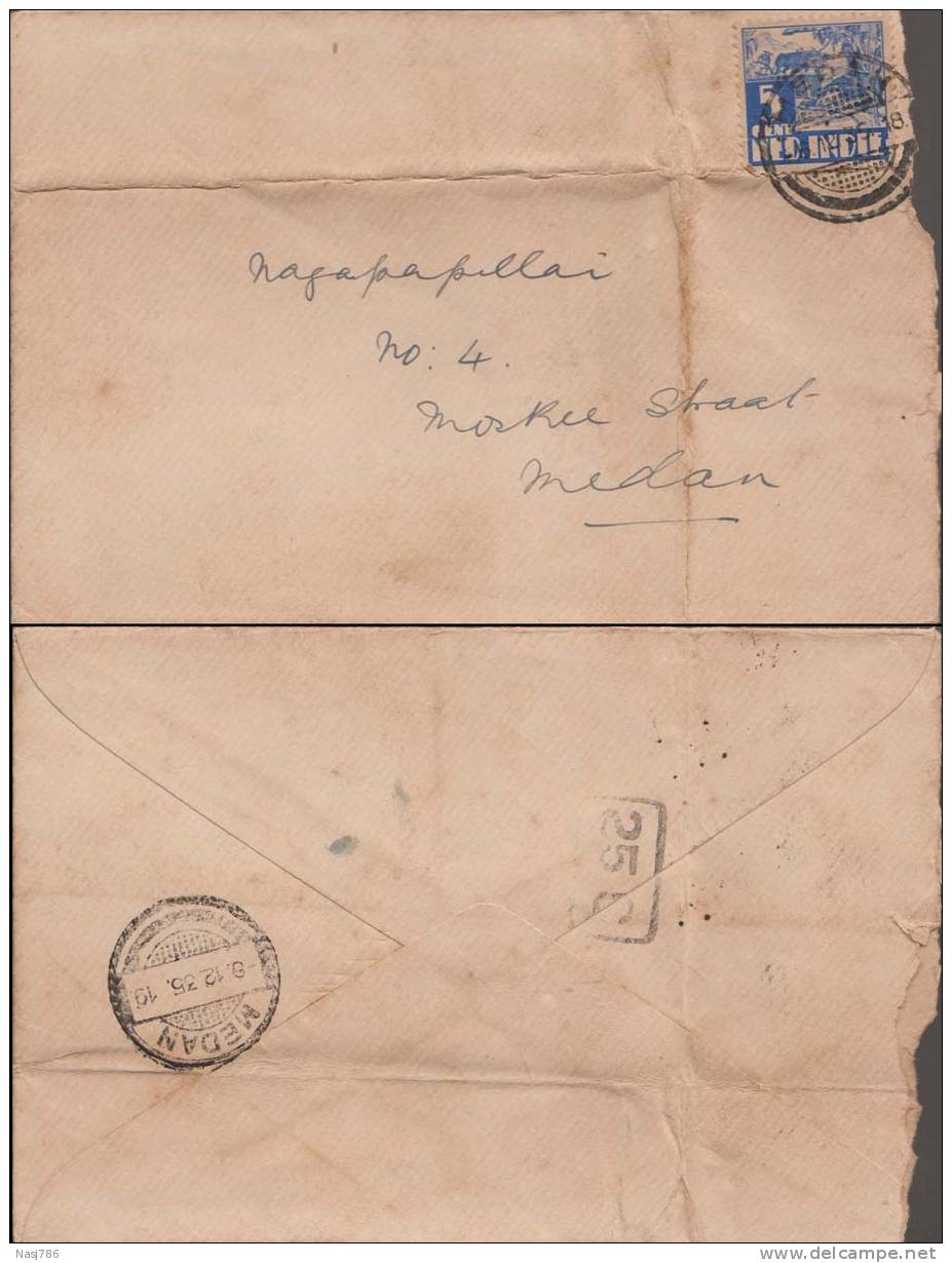 Netherlands Indies, Commercial Cover To Medan, Condition As Per The Scan - Netherlands Indies