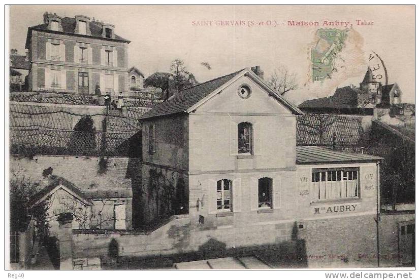 D93 - SAINT GERVAIS  -  Maison AUBRY  -  Tabac - Le Pre Saint Gervais