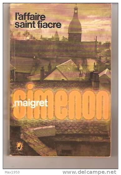 SIMENON - Maigret - L'affaire Saint-fiacre - Le Livre De Poche Simenon N° 2904 - Simenon