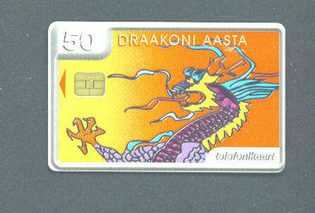 ESTONIA - Chip Phonecard/Dragon - Estland