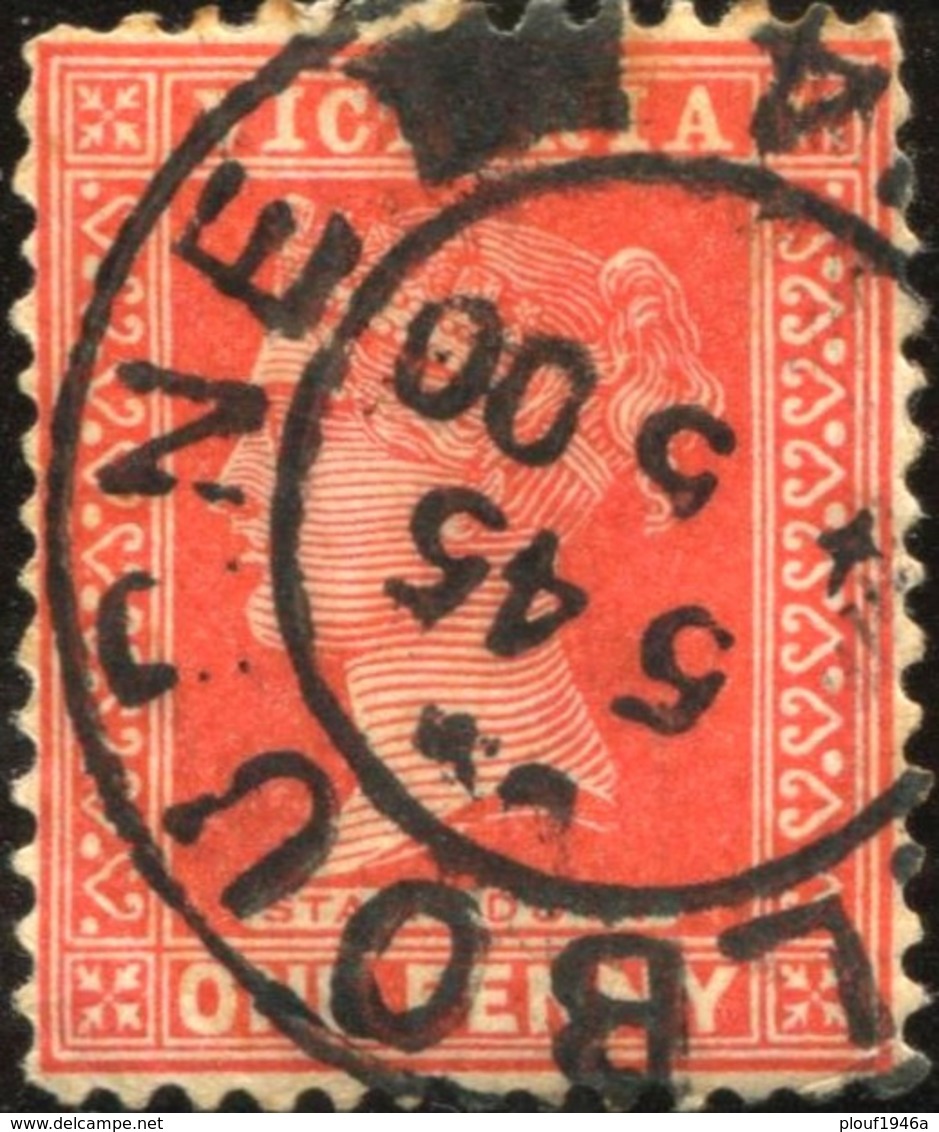 Pays : 497 (Victoria : Colonie Britannique)      Yvert Et Tellier N° :  114 (o) - Usati