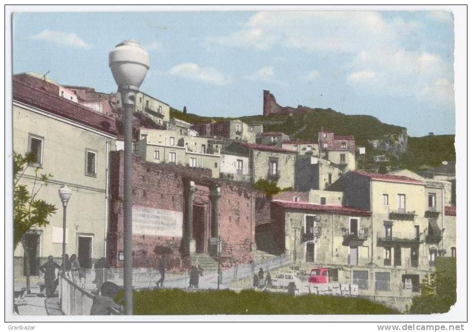 ASSORO, PANORAMA E RUDERI DEL CASTELLO, VG 1958, ANIMATA   **//** - Enna