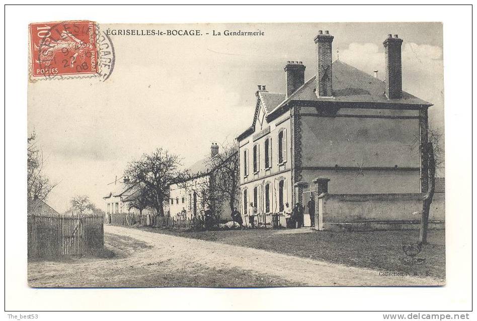 Egriselles Le Bocage   -   La Gendarmerie - Egriselles Le Bocage