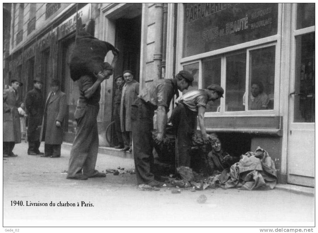 1940   -   PARIS   -   LIVRAISON DE CHARBON - Artisanat