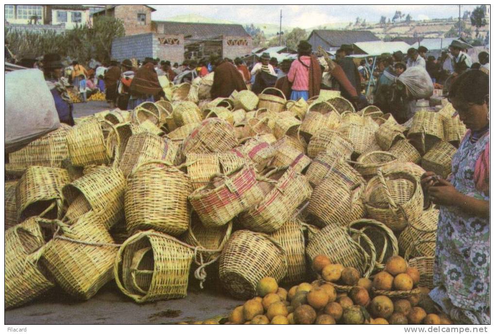 9005    Ecuador Dia De Feria En Sangolqui Venta De Productos Agricolas Y Artesanias NV - Equateur