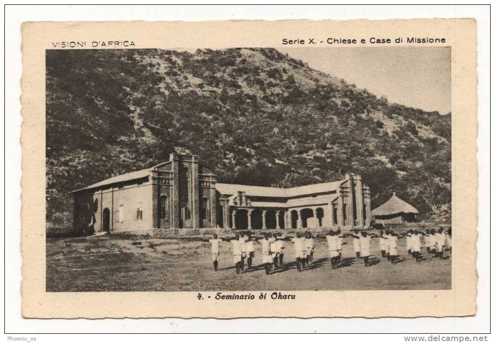 MISSIONS - Africa, Seminario Di Okaru, 1937. - Missionen