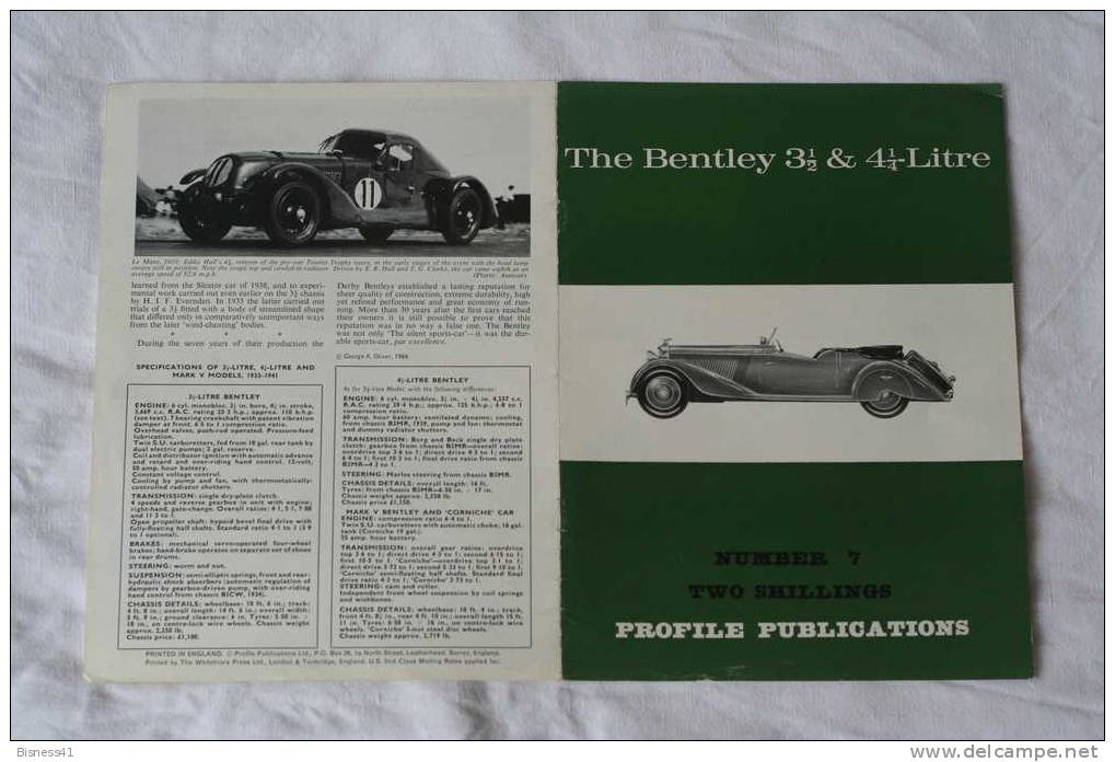 Publicité  " BENTLEY " N° 7 - Transports