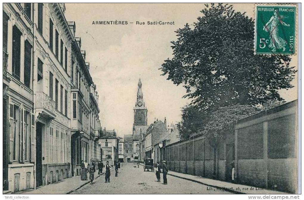 ARMENTIERES - Rue Sadi-Carnot - Armentieres