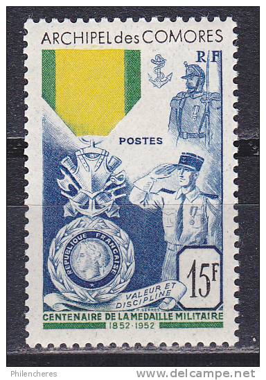 Comores Yvert N° 12 X - Cote 55 Euros - Prix De Départ 18 Euros - Sonstige & Ohne Zuordnung