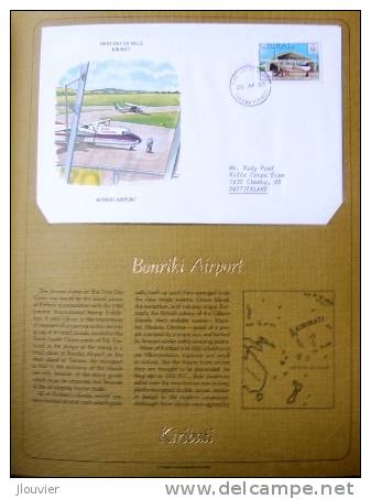 Enveloppe FDC Sur Feuillet - Bonriki Airport. Kiribati 1980. - Kiribati (1979-...)