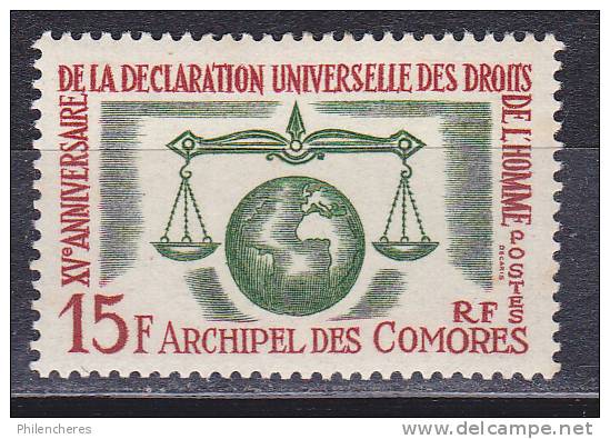 Comores Yvert N° 28 X - Cote 11 Euros - Prix De Départ 3,5 Euros - Sonstige & Ohne Zuordnung