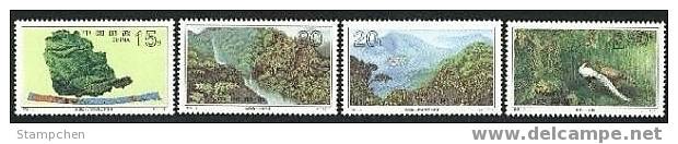 China 1995-3 Dinhu Mountain Stamps Mount Forest Bird Pheasant Falls Waterfall Geology Astrology - Gallinaceans & Pheasants