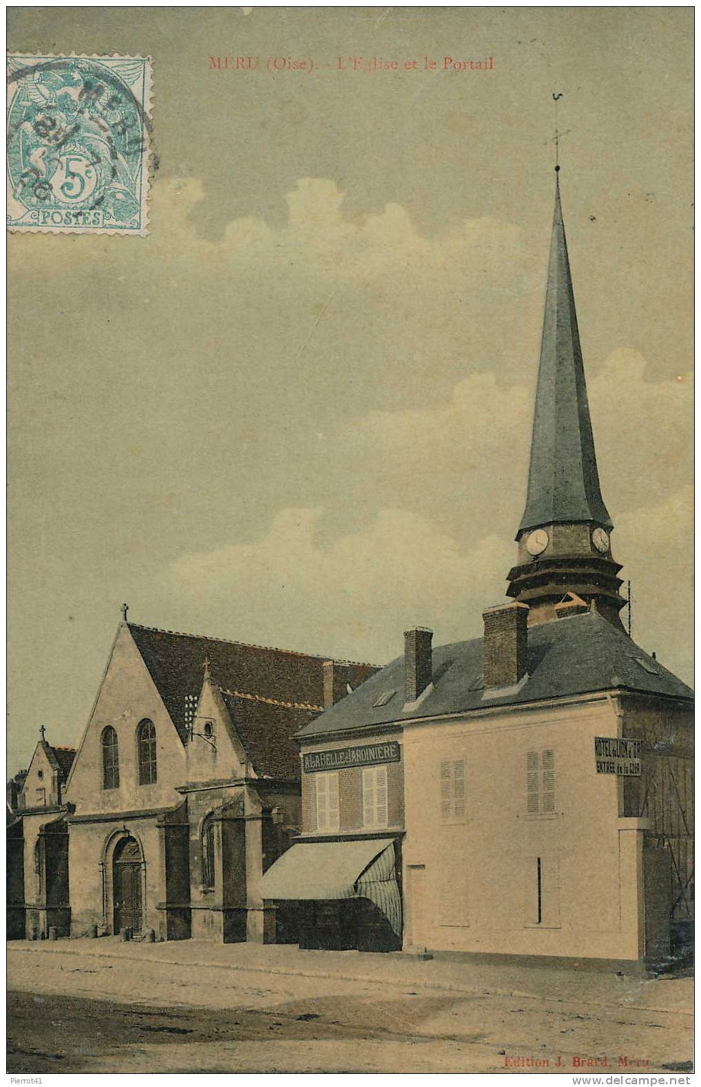 MÉRU - L'Église Et Le Portail - Meru