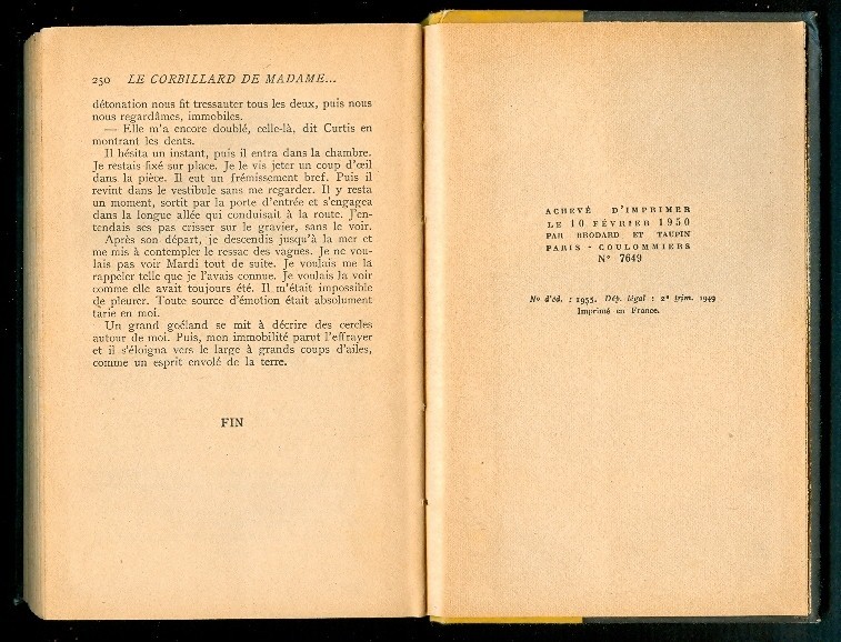 LE CORBILLARD DE MADAME... De J. HADLEY CHASE (1950), Série Noire N° 35, Edition Gallimard - Série Noire