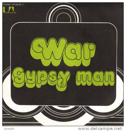 SP 45 RPM (7")  War  "  Gypsy Man  " - Soul - R&B