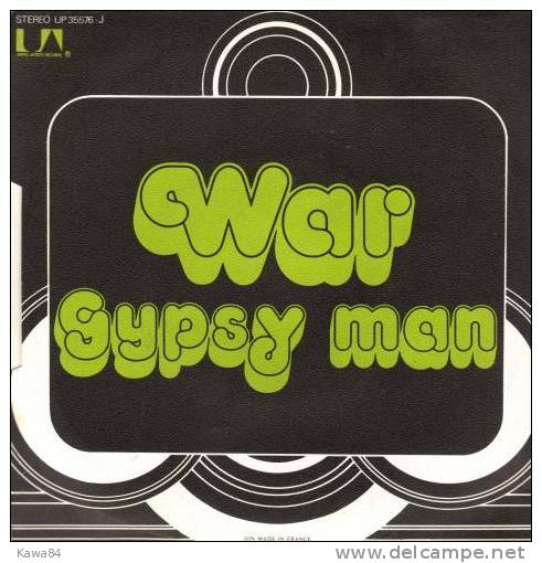 SP 45 RPM (7")  War  "  Gypsy Man  " - Soul - R&B