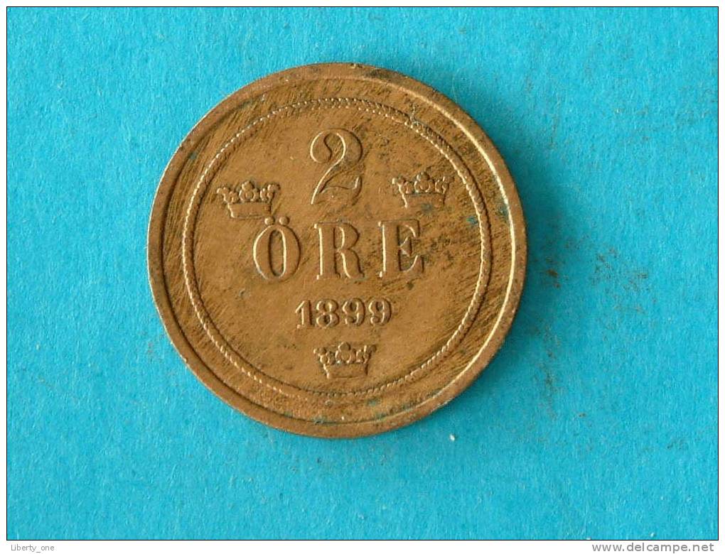 1899 - 2 ORE / KM 746 ( For Grade, Please See Photo ) ! - Suecia