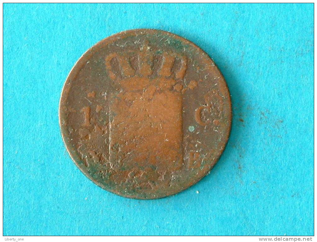 1823 B - 1 CENT / KM 47 ( For Grade, Please See Photo ) ! - 1815-1840 : Willem I