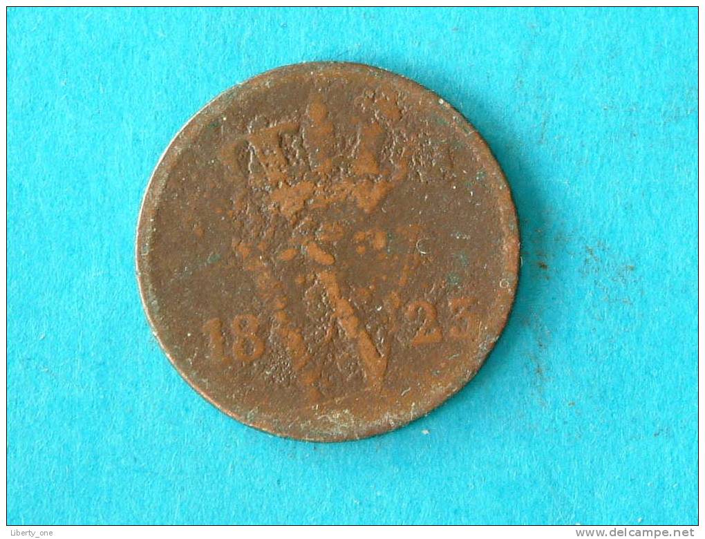 1823 B - 1 CENT / KM 47 ( For Grade, Please See Photo ) ! - 1815-1840: Willem I.