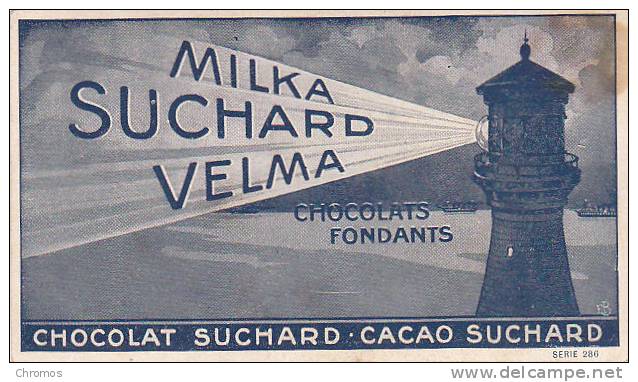 Chromo Suchard, Image 286/11, Dinde, Phare Sur Le Dos - Suchard