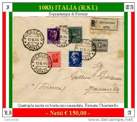 Fucecchio 01083 (R.S.I.) - Storia Postale