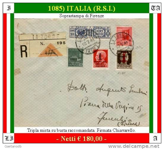 La Torre 01085 (R.S.I.) - Storia Postale