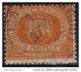 San Marino 1877 - 5 C.    (g795a) - Used Stamps