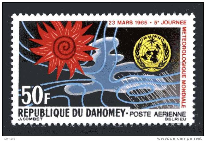 1965 DAHOMEY  Meteorology Yvert Cat N° Air 29 Perfect MNH** - Clima & Meteorología