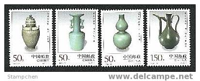 China 1998-22 Longquan Porcelain Stamps Teapot Wine - Wein & Alkohol