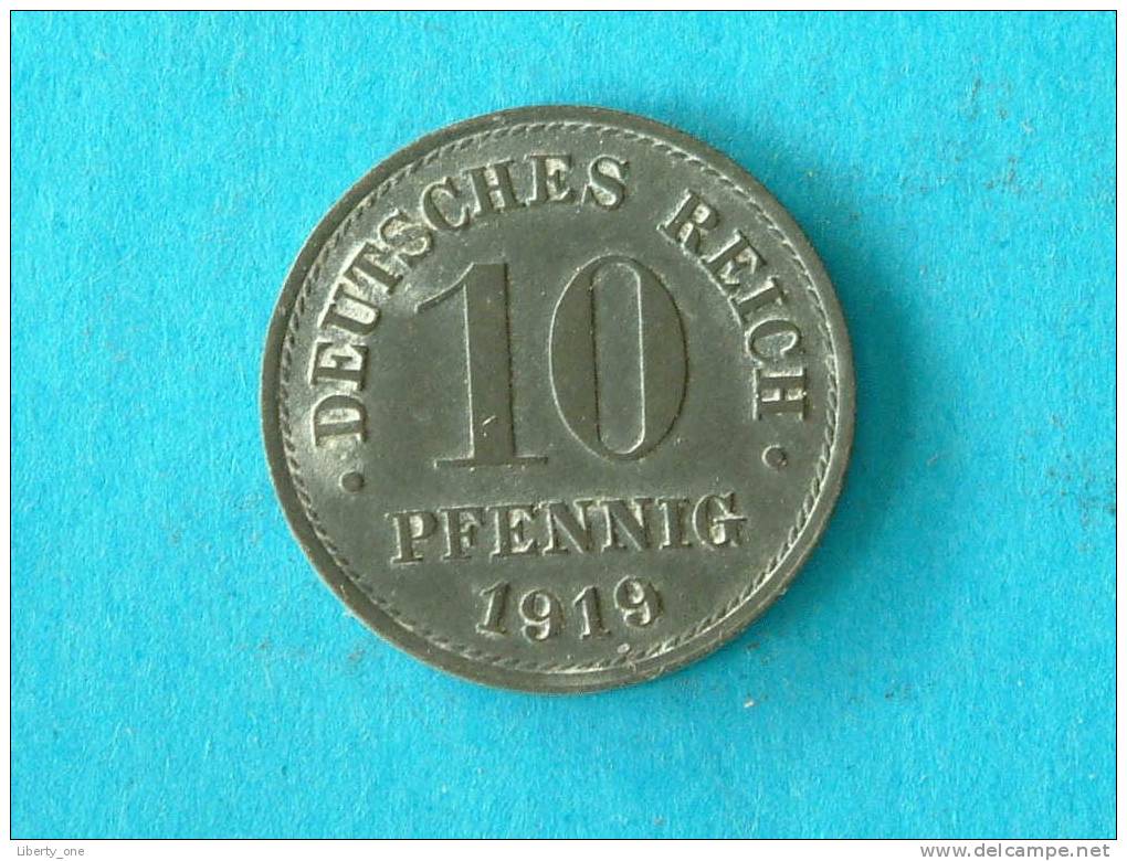 1919 - 10 PFENNIG / KM 26 ( Voor Details Zie Foto ) ! - 10 Pfennig