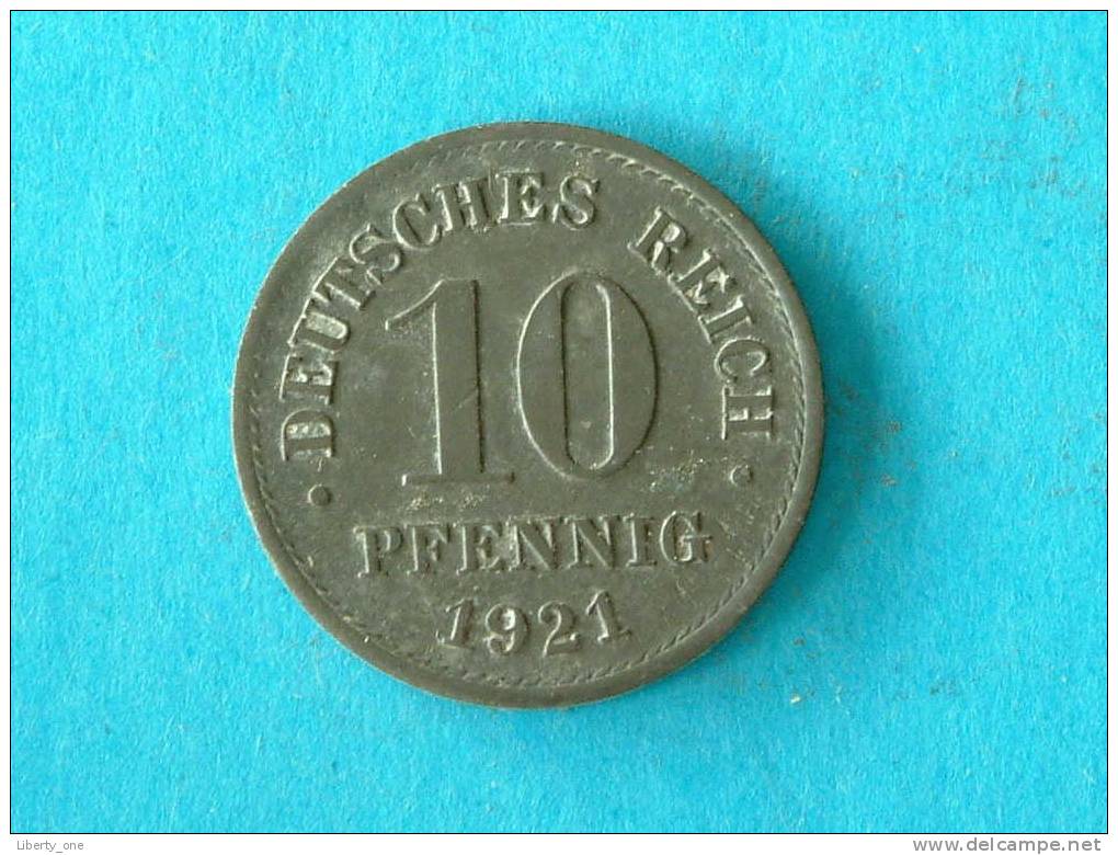 1921 - 10 PFENNIG / KM 26 ( Voor Details Zie Foto ) ! - 10 Pfennig