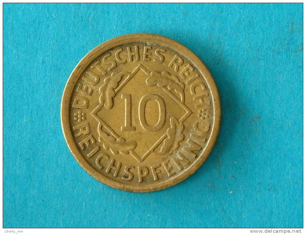 1924 E - 10 REICHSPFENNIG / KM 40 ( Voor Details Zie Foto ) ! - 10 Reichspfennig