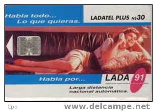 # MEXICO A11 Lada 91 Blue - Woman 30 Sc7   Tres Bon Etat - Mexique