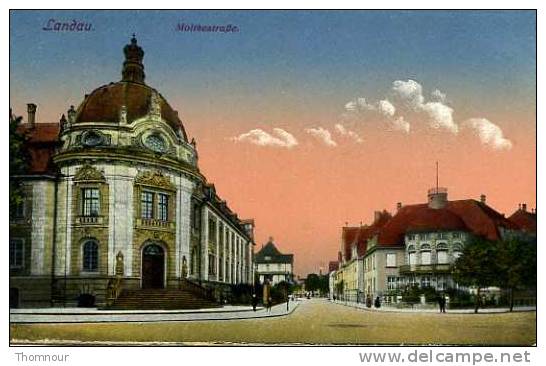 LANDAU  -  Moltkestrasse  -  BELLE CARTE ANIMEE - - Landau