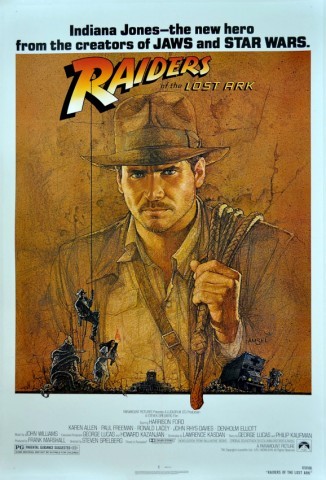 Art Print Reproduction On Original Painting Canvas, New Picture, Movie, Film, Poster, Placard, Indiana Jones - Posters