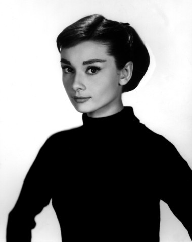 Art Print Reproduction On Original Painting Canvas, New Picture, Movie, Film, Actress, Audrey Hepburn, Black And White - Other & Unclassified