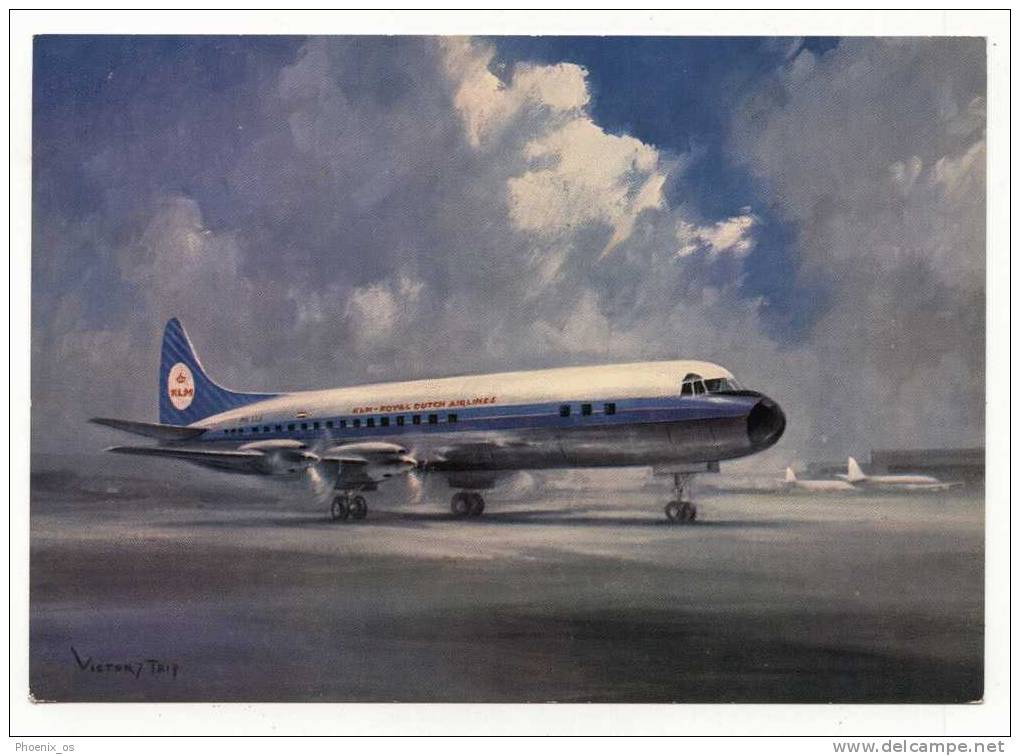 AIRPLANES - KLM, LOCKHEED PROP - JET ELECTRA - 1946-....: Moderne