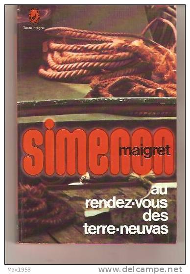 SIMENON - Maigret - Au Rendez-vous Des Terre-neuvas  - Le Livre De Poche Simenon N° 2922 - Simenon