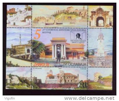 YU 1997-2831 JUFIZ IX, YUGOSLAVIA, S/S, MNH - Blocks & Sheetlets