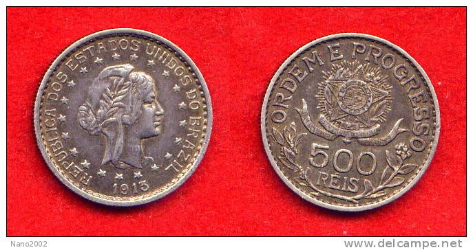 BRESIL - BRAZIL - 500 REIS 1913 - Brasil