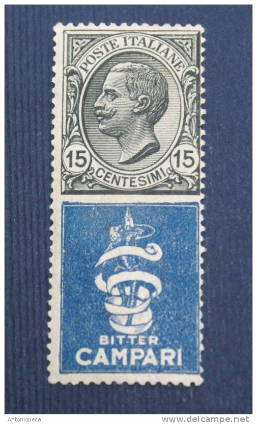 ITALY - 1924-25 - ADVERTISSEMENT STAMP BITTER CAMPARI USED VF - Publicité