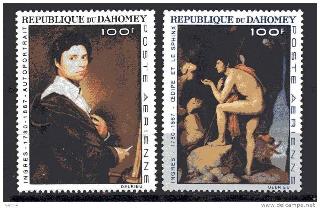 1967 DAHOMEY  Painting Cpl Set Of 2 Yvert Cat N° Air 53/54 Perfect MNH** - Nudes