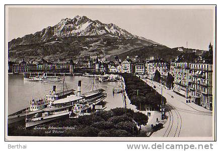 SUISSE LU - Luzern - Sweizerhofquai Und Pilatus - Lucerne