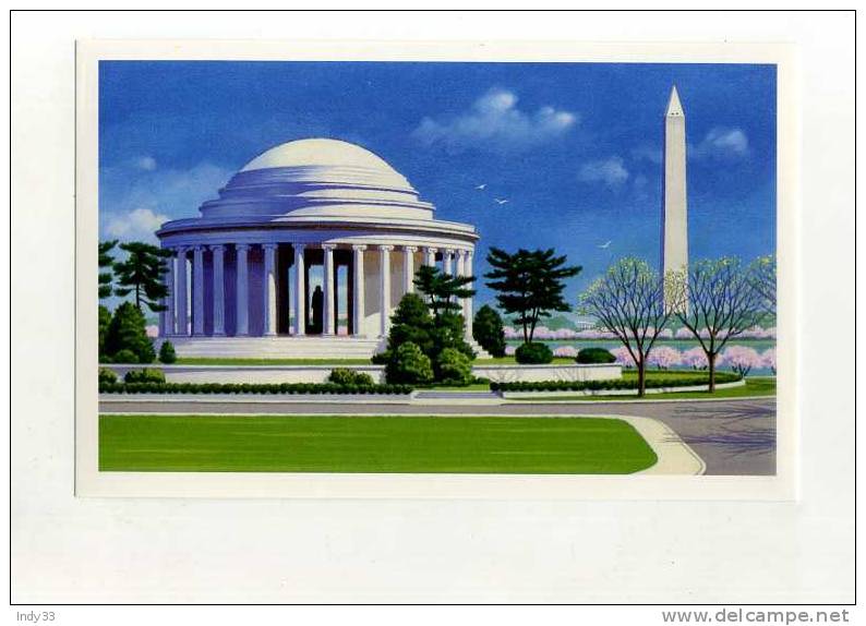 - ETATS-UNIS . WASHINGTON JEFFERSON MEMORIAL .  1990 - 1981-00