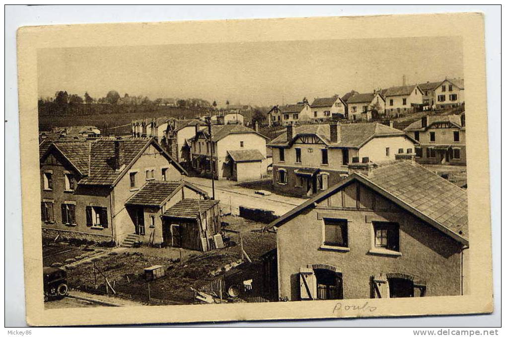 SOCHAUX-MONTBELIARD--Un Des Villages Peugeot  éd Peugeot--Imp Berger-Levrault---jolie Carte-- - Sochaux